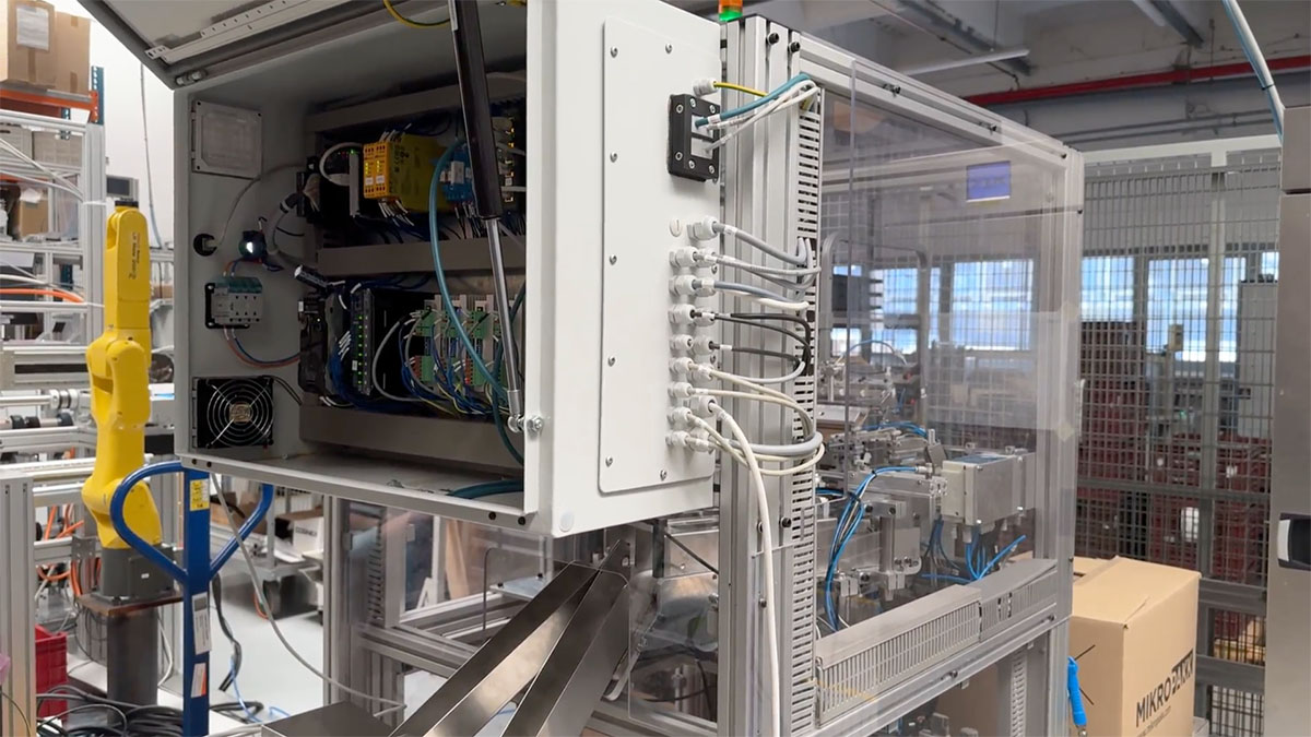 Automated industrial equipment as part of a development project